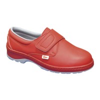 SAPATO C/ VELCRO MILAN-SC VERMELHO (SRC+01+FO)